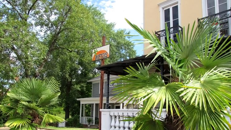 Drifters Entrance with Palms